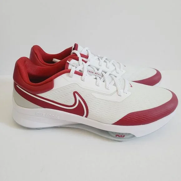NEW Nike Air Zoom Infinity Tour NEXT% Golf Shoes DX6001-160 Size 14 White Red
